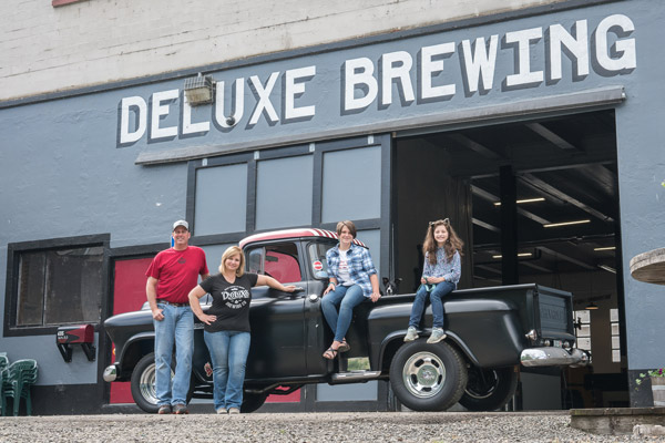 The Howard Family, owners of Deluxe Brewing and Sinister Distilling